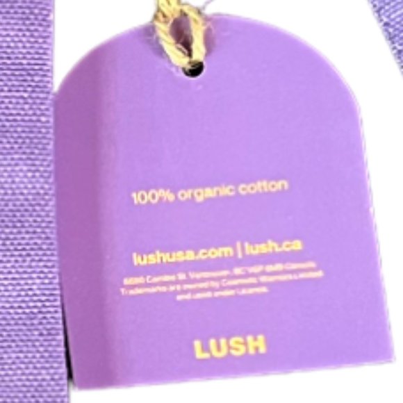 LUSH Kitchen Exclusive Purple Patterned Zipper Cosmetic Pouch - Picture 5 of 6